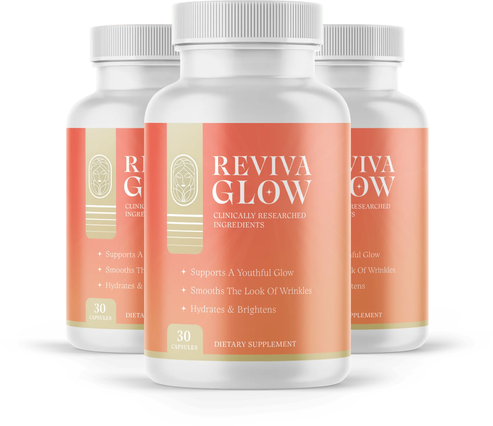 RevivaGlow 3 bottles